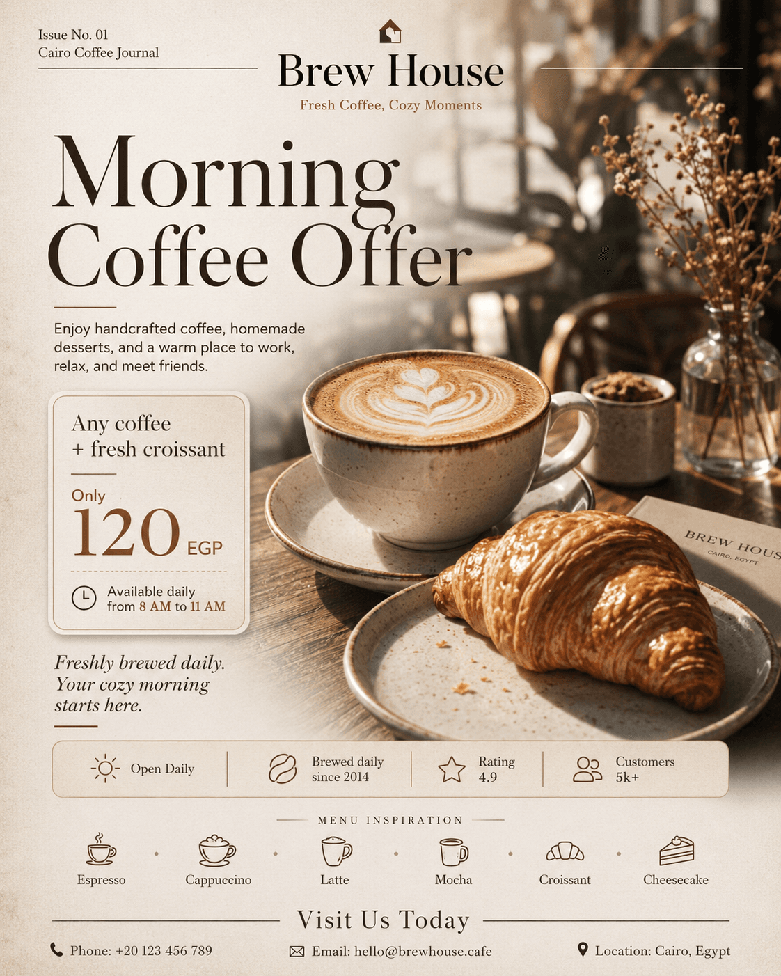 بوستر قهوة